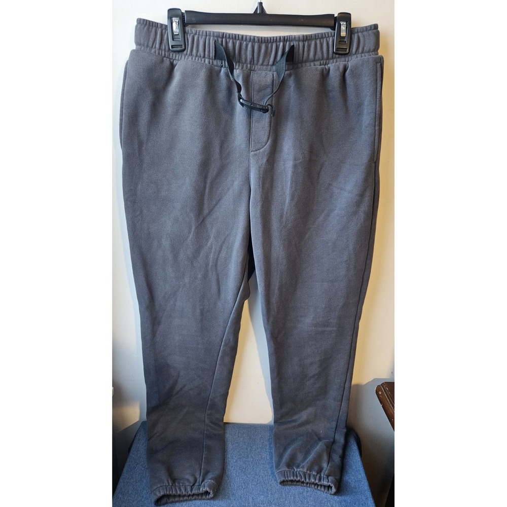 Melrose‎ Place Westgate Jogger Sweatpants Mens Large Gray Elastic Belted Fleece